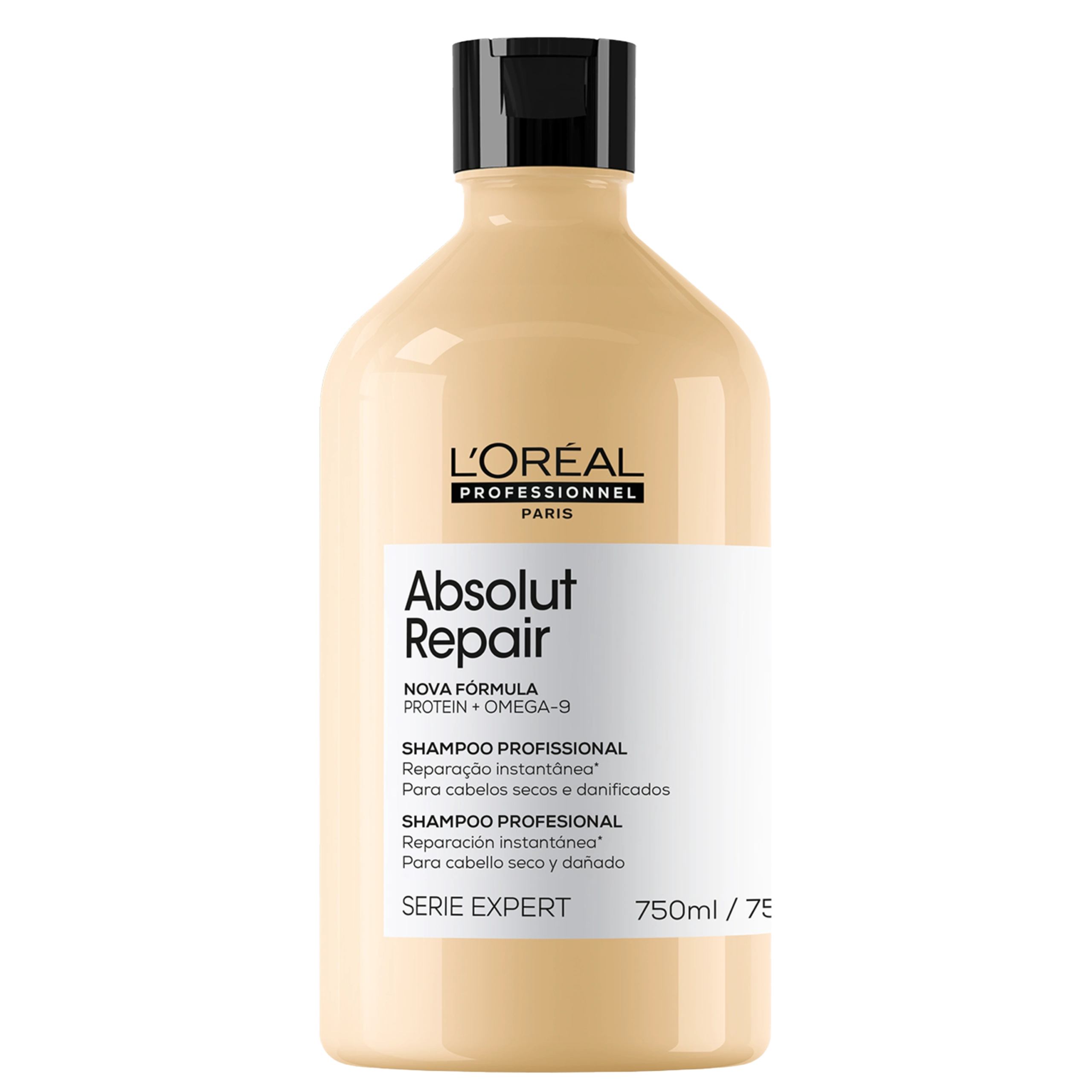 Kit L’oréal Absolut Repair Gold Shampoo 750 Máscara Kit L’oréal Absolut Repair Gold Shampoo 750 Máscara