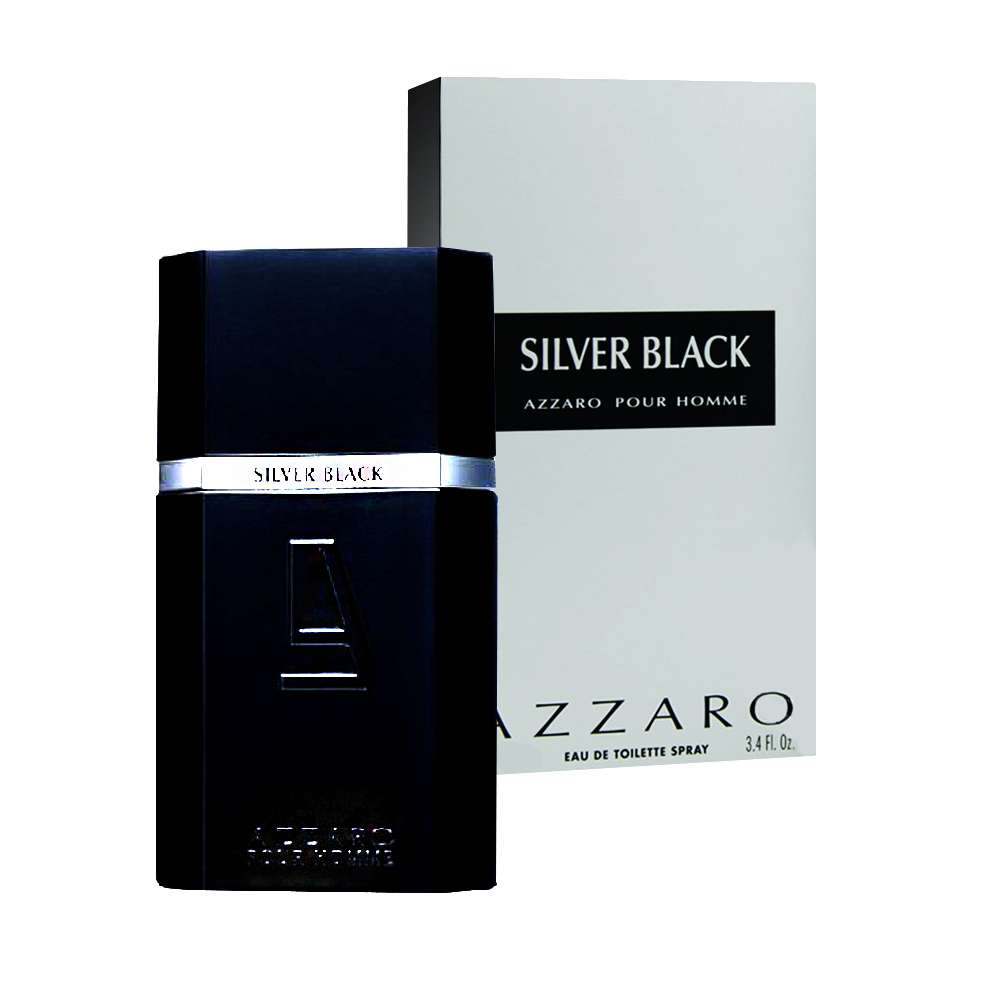 AZZARO PERFUME AZZARO SILVER BLACK POUR HOMME EAU DE TOILETTE 100ML AZZARO PERFUME AZZARO SILVER BLACK POUR HOMME EAU DE TOILETTE 100ML