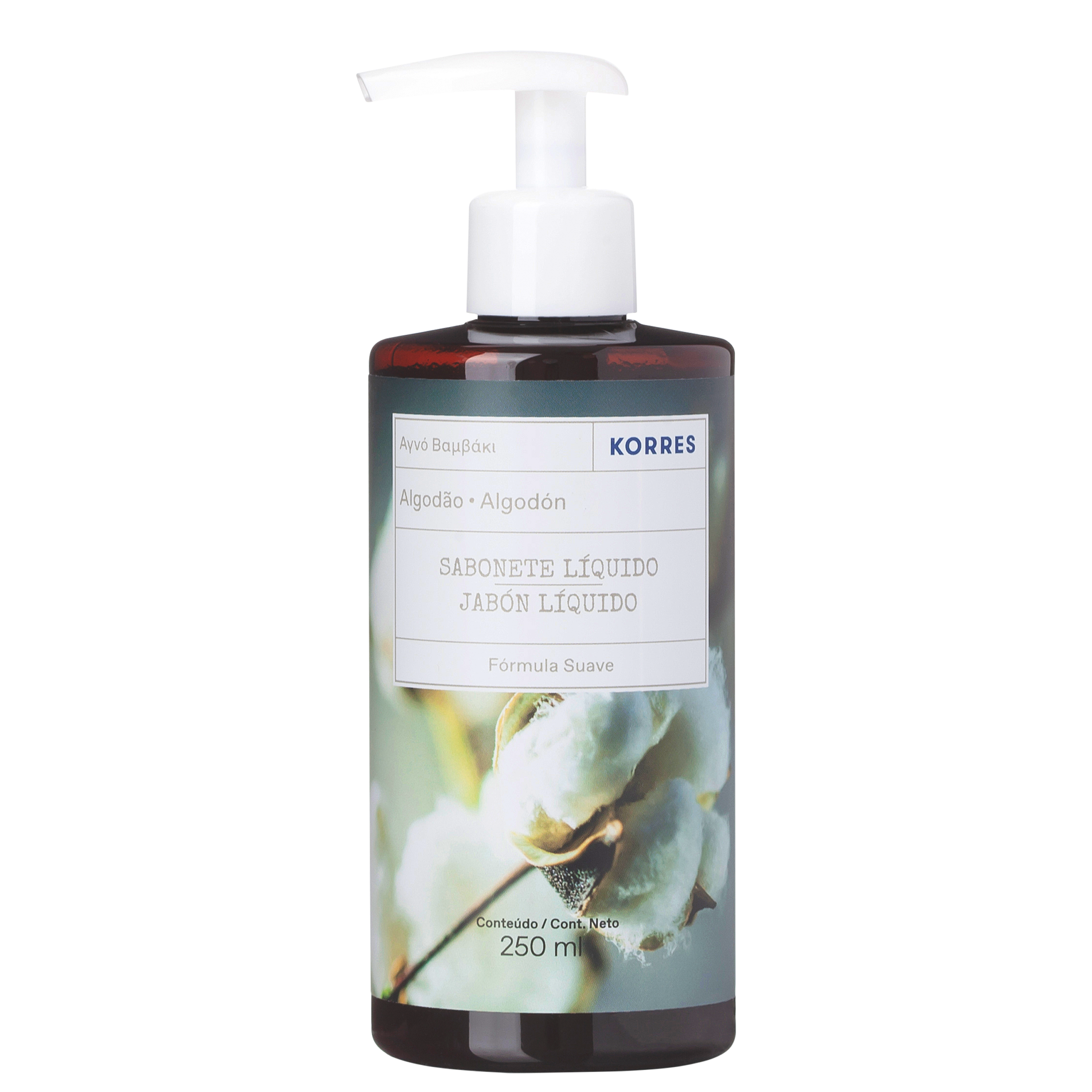 KORRES SABONETE LÍQUIDO ALGODÃO 250ML