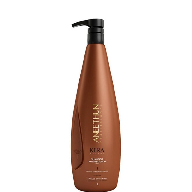 ANEETHUN PROFISSIONAL KERA SYSTEM SHAMPOO ANTIRRESÍDUOS 1L