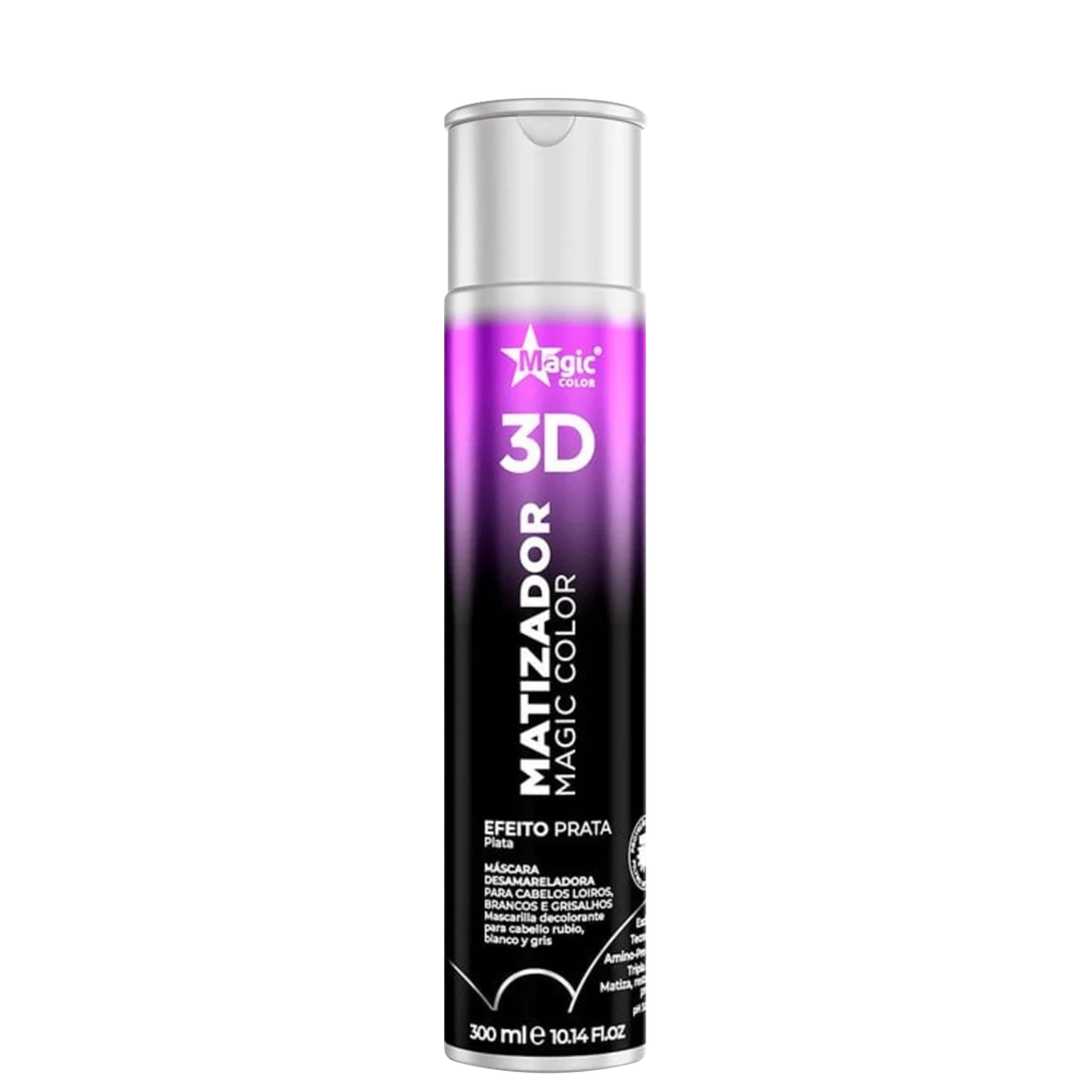 MAGIC COLOR 3D MATIZADOR PRATA MAGIC COLOR 300ML MAGIC COLOR 3D MATIZADOR PRATA MAGIC COLOR 300ML