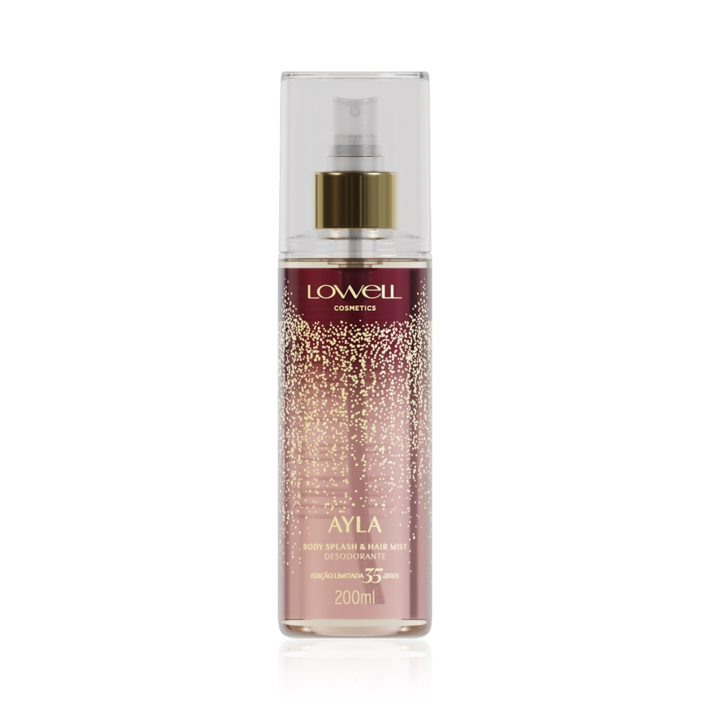 LOWELL COSMETICOS BODY SPLASH E HAIR MIST AYLA 200ML LOWELL COSMETICOS BODY SPLASH E HAIR MIST AYLA 200ML