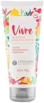 LÓCCITANE AU BRÉSIL LOÇÃO DESODORANTE CORPORAL VIVRE ALEGRIA CONTAGIANTE 200ML