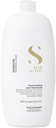 ALFAPARF MILANO SEMI DI LINO DIAMOND NORMAL HAIR ILLUMINATING LOW SHAMPOO 1L