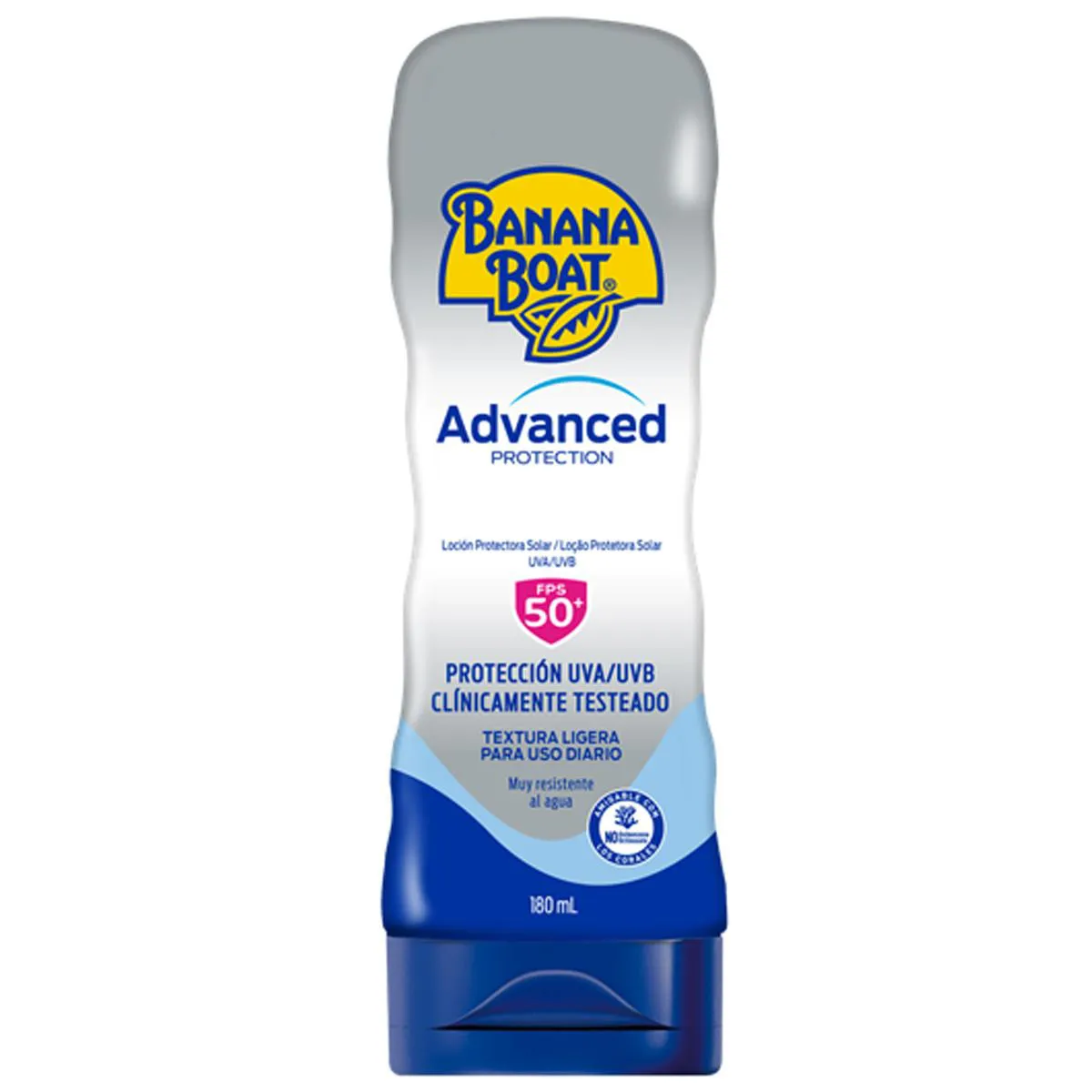 BANANA BOAT ADVANCED PROTECTION LOÇÃO PROTETORA SOLAR UVAUVB 50+ 180ML