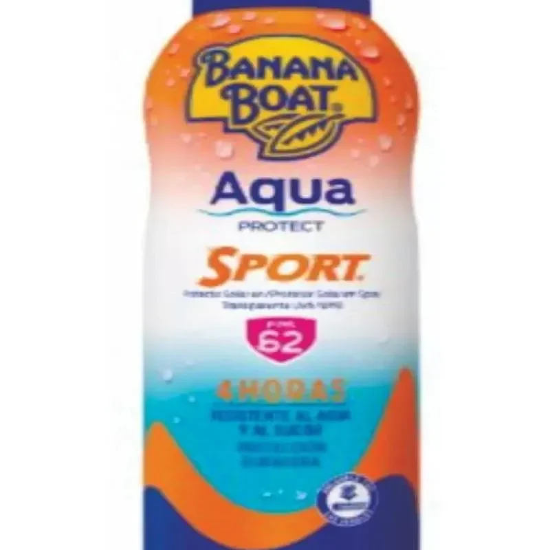 BANANA BOAT PROTETOR SOLAR EM SPRAY AQUA PROTECT SPORT FPS62 170G