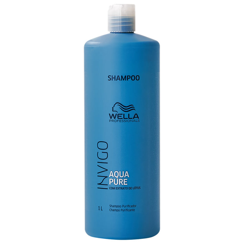 WELLA PROFESSIONALS INVIGO AQUA PURE COM EXTRATO DE LÓTUS SHAMPOO 1L