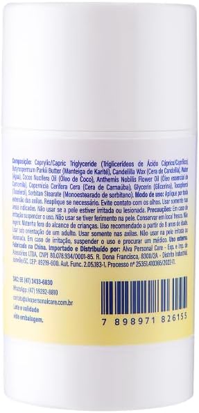 ALVA DESODORANTE CRISTAL NATURAL EM BARRA INFANTIL 33G - Imagem 3