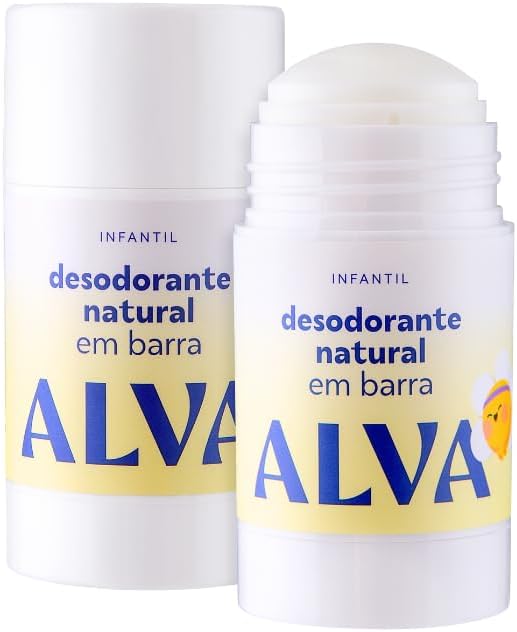 ALVA DESODORANTE CRISTAL NATURAL EM BARRA INFANTIL 33G - Imagem 2