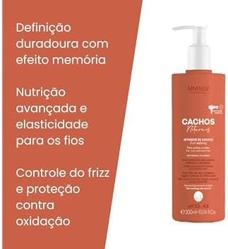 ARVENSIS CACHOS NATURAIS ATIVADOR DE CACHOS PARA CACHOS E ONDAS 300ML - Imagem 2