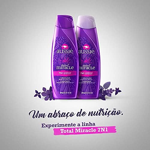 Aussie Total Miracle Damasco 7 Em 1 - Shampoo 360ml - Imagem 3