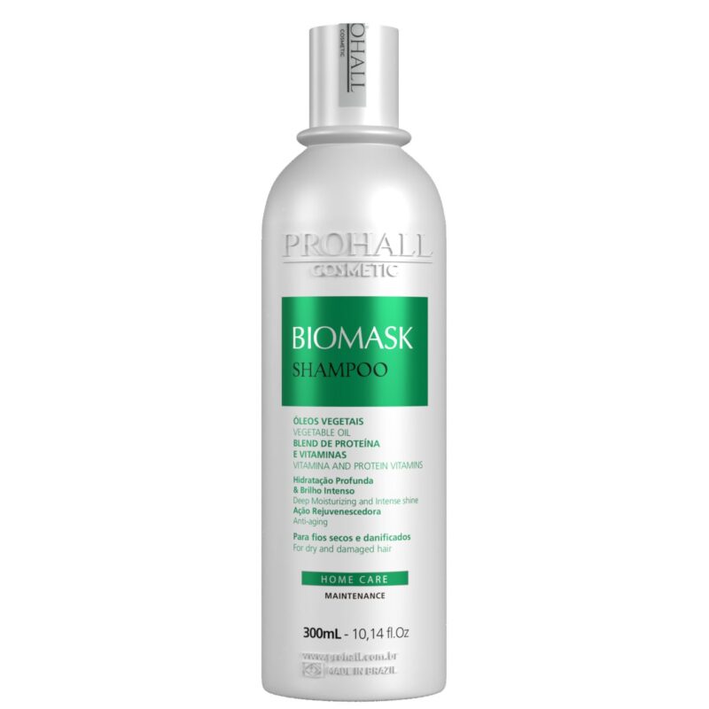 Prohall Shampoo Profissional Biomask 300ml Hidrata E Repara