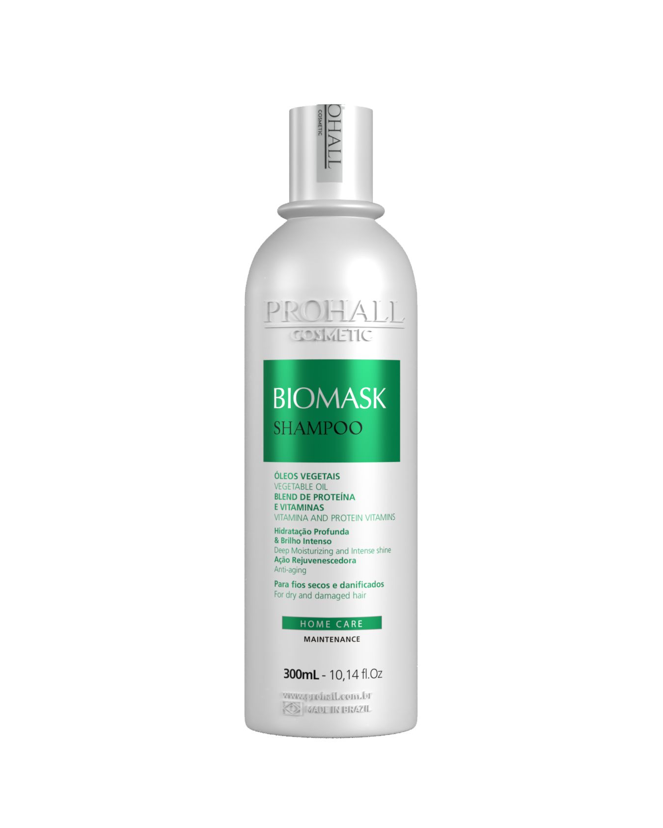 Prohall Shampoo Profissional Biomask 300ml Hidrata E Repara Prohall Shampoo Profissional Biomask 300ml Hidrata E Repara