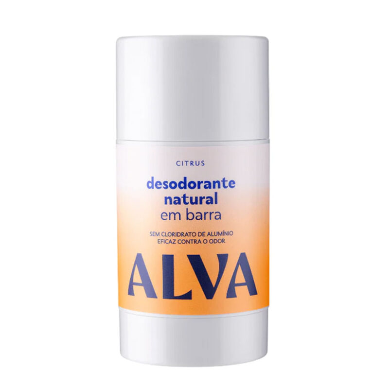 DESODORANTE ALVA NATURAL EM BARRA 55G