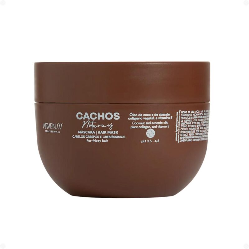 ARVENSIS CACHOS NATURAIS MASCARA CESPO E CRESPISSIMOS 300G