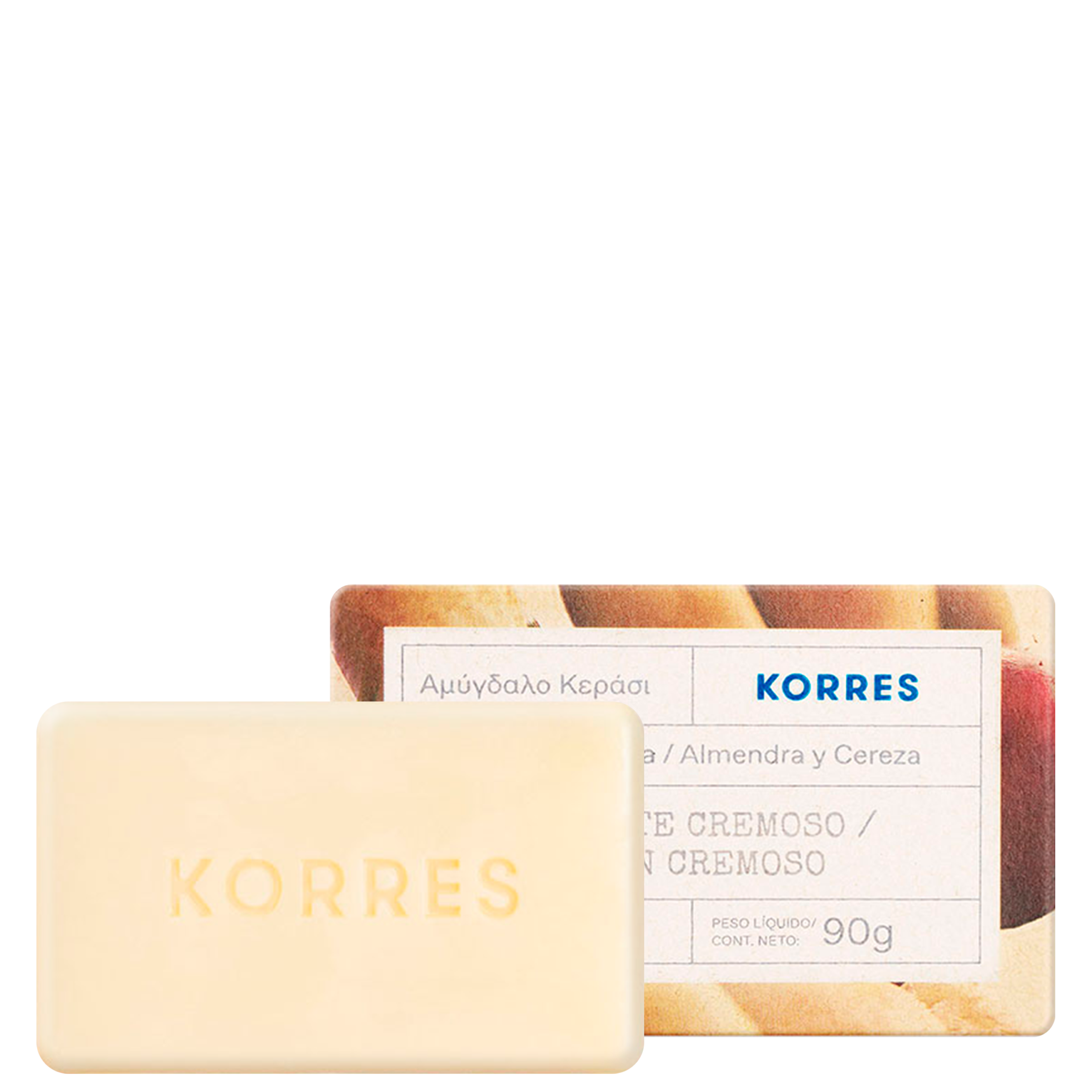 KORRES SABONETE CREMOSO EM BARRA AMÊNDOA E CEREJA 90G KORRES SABONETE CREMOSO EM BARRA AMÊNDOA E CEREJA 90G