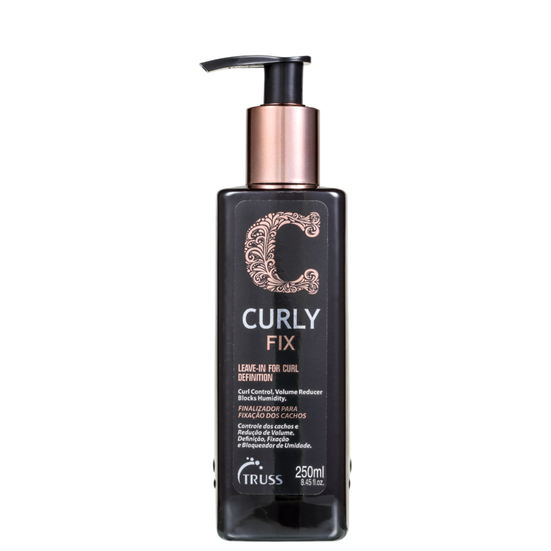TRUSS PROFESSIONAL CURLY FIX FINALIZADOR PARA FIXAÇÃO DOS CACHOS LEAVE-IN 250ML