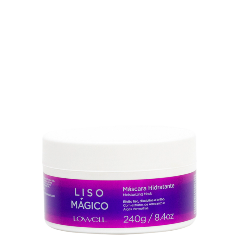 LOWELL PROFESSIONAL LISO MÁGICO MÁSCARA HIDRATANE 240G