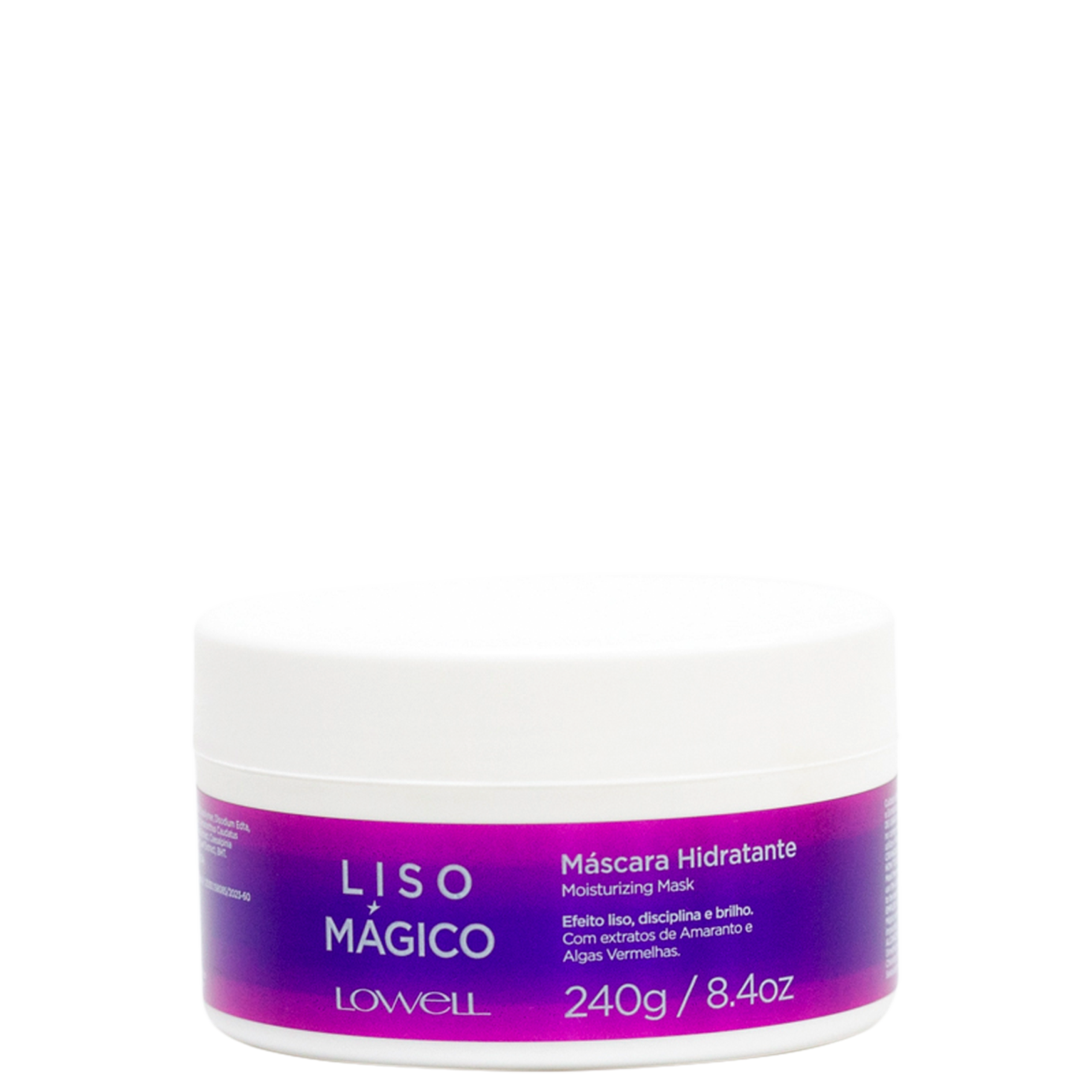 LOWELL PROFESSIONAL LISO MÁGICO MÁSCARA HIDRATANE 240G LOWELL PROFESSIONAL LISO MÁGICO MÁSCARA HIDRATANE 240G