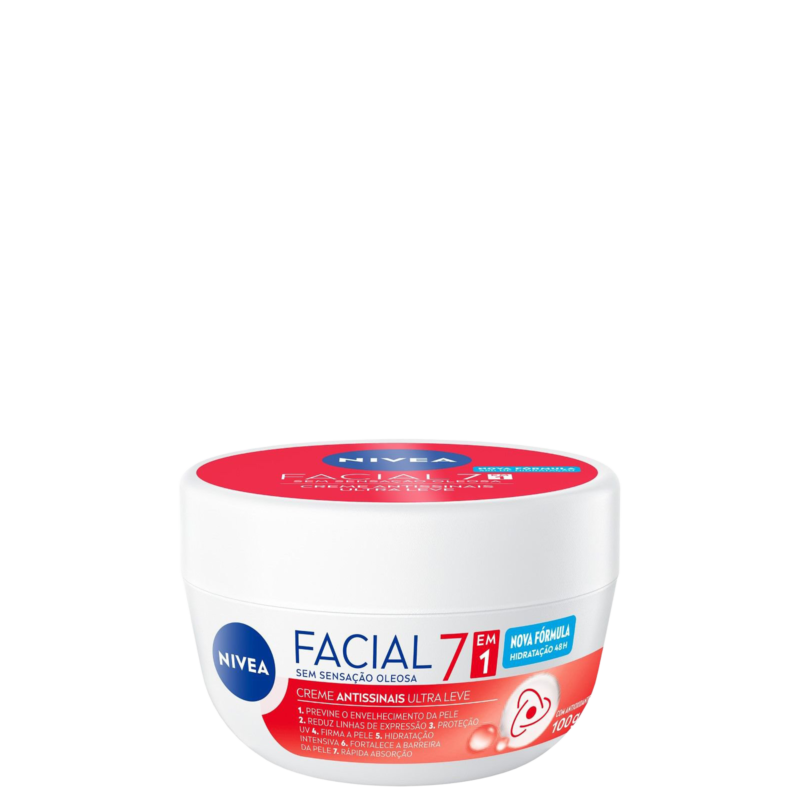 NIVEA CREME FACIAL ANTISSINAIS ULTRA LEVE 7 EM 1 100G