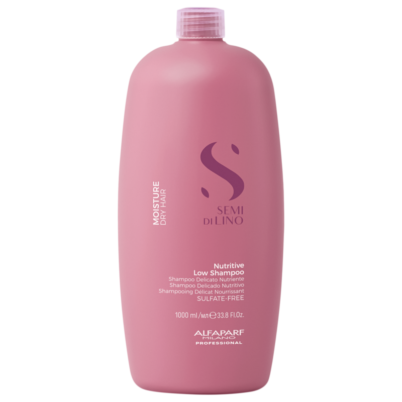 ALFAPARF MILANO SEMI DI LINO MOISTURE DRY HAIR NUTRITIVE LOW SHAMPOO 1L