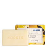 KORRES SABONETE CREMOSO EM BARRA GENGIBRE E LIMÃO 90G