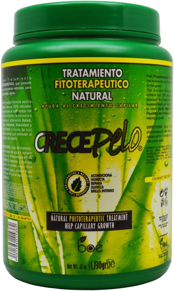 CRECEPELO MASCARA FIOTERAPICO NATURAL 454G CRECEPELO MASCARA FIOTERAPICO NATURAL 454G