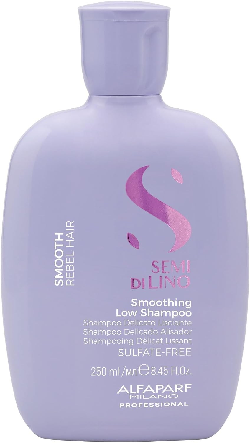 ALFAPARF MILANO SEMI DI LINO SMOOTH REBEL HAIR SMOOTHING LOW SHAMPOO 250ML ALFAPARF MILANO SEMI DI LINO SMOOTH REBEL HAIR SMOOTHING LOW SHAMPOO 250ML