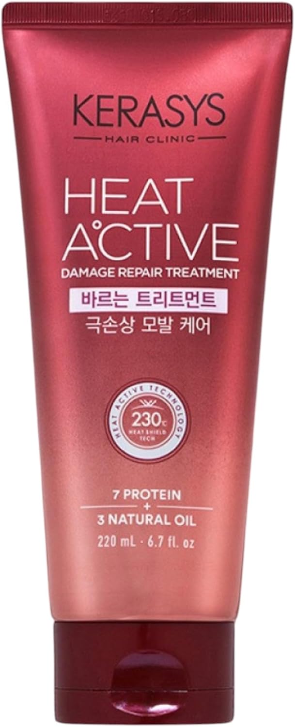 KERASYS HEAT ACTIVE DAMAGE REPAIR TREATMENT 7 PROTEIN+3 NUTRITIOUS 220ML KERASYS HEAT ACTIVE DAMAGE REPAIR TREATMENT 7 PROTEIN+3 NUTRITIOUS 220ML