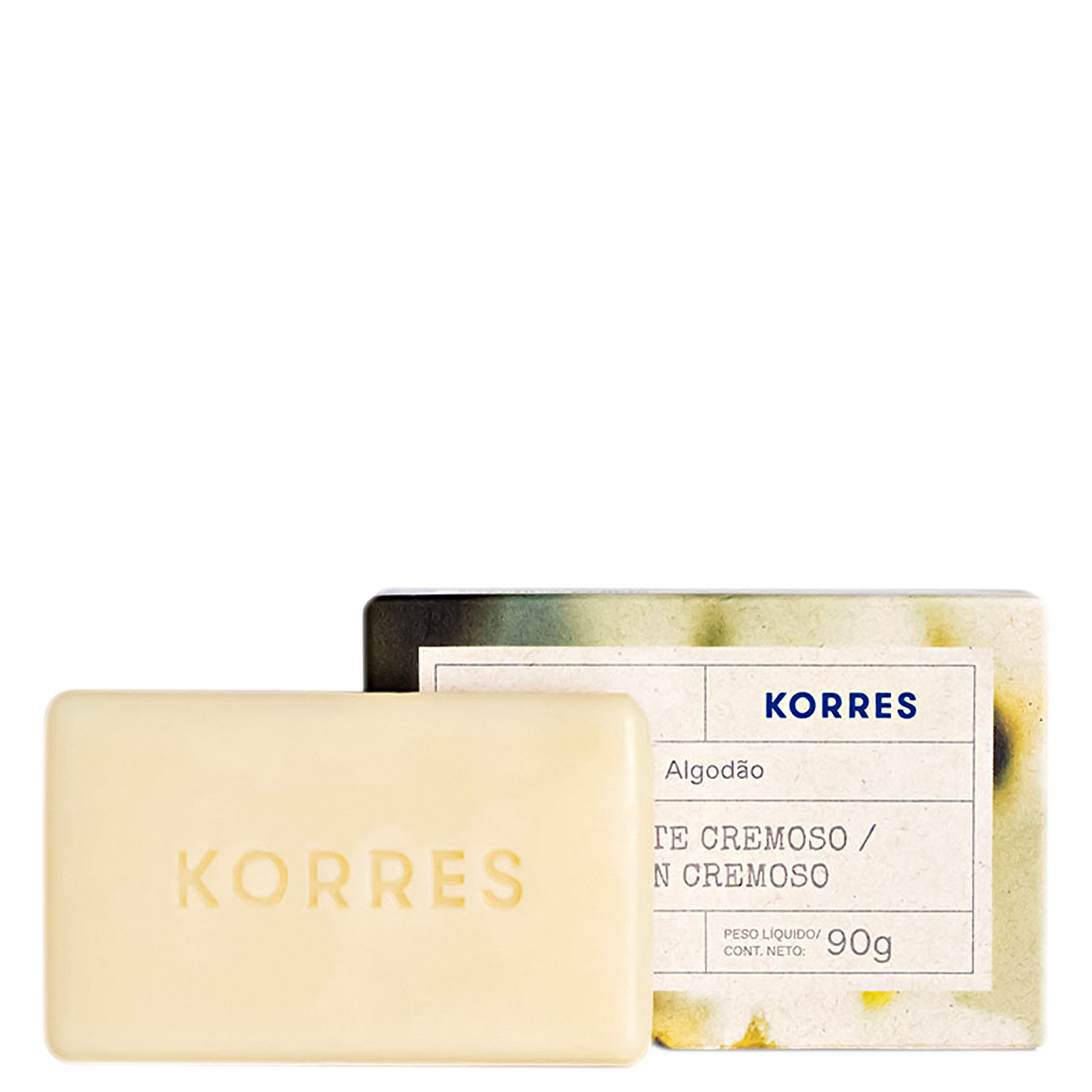 KORRES SABONETE CREMOSO EM BARRA ALGODÃO 90G KORRES SABONETE CREMOSO EM BARRA ALGODÃO 90G