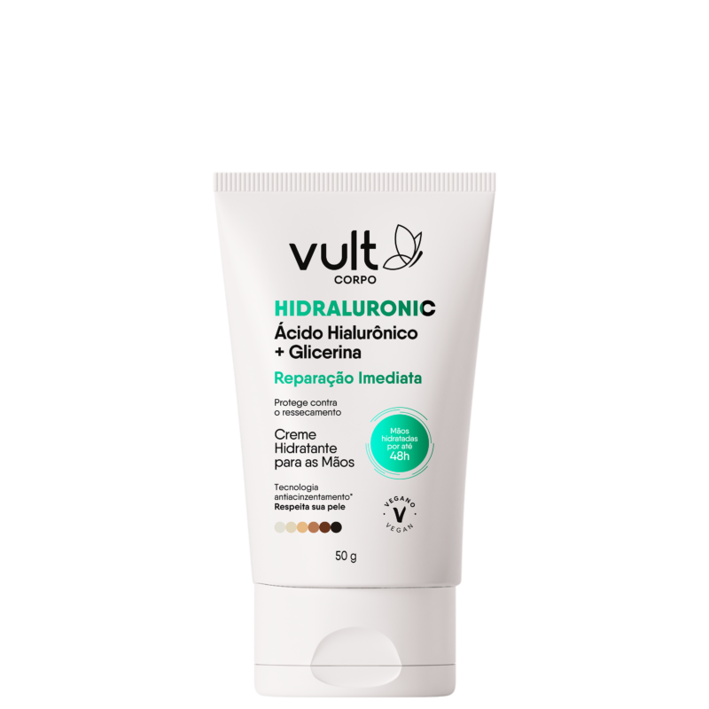 VULT CORPO HIDRALURONIC CREME HIDRATANTE PARA MÃOS 50G
