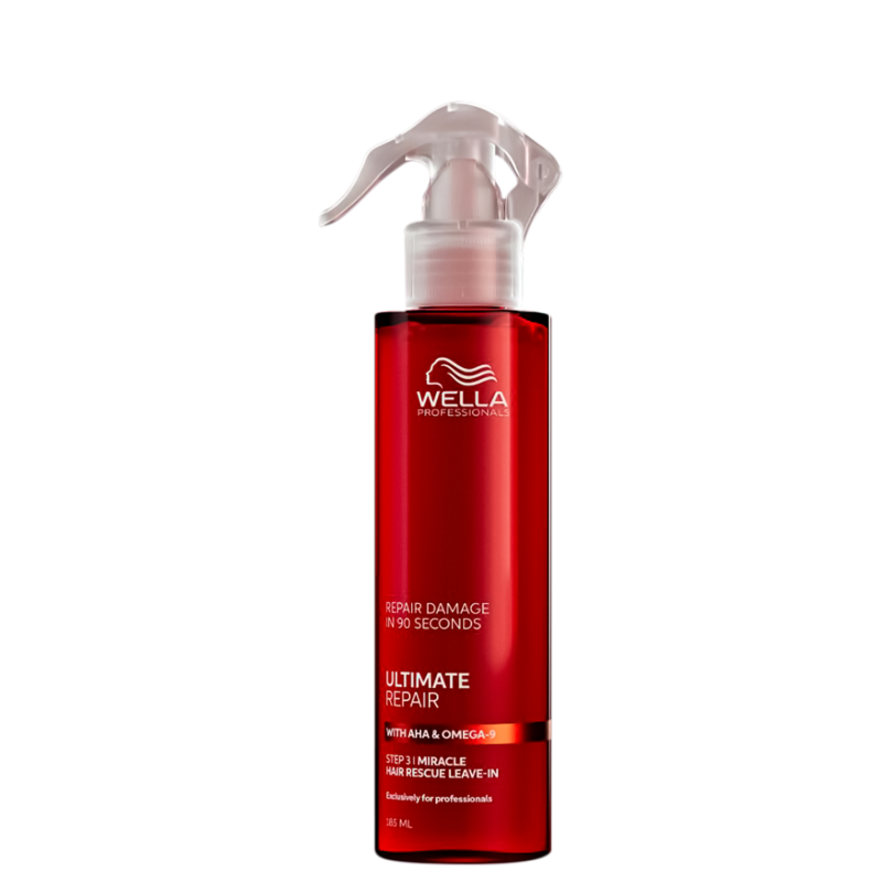 WELLA PROFESSIONALS ULTIMATE REPAIR WITH AHA & OMEGA-9 STEP 3 MIRACLE HAIR RESCUE LEAVE-IN 185ML
