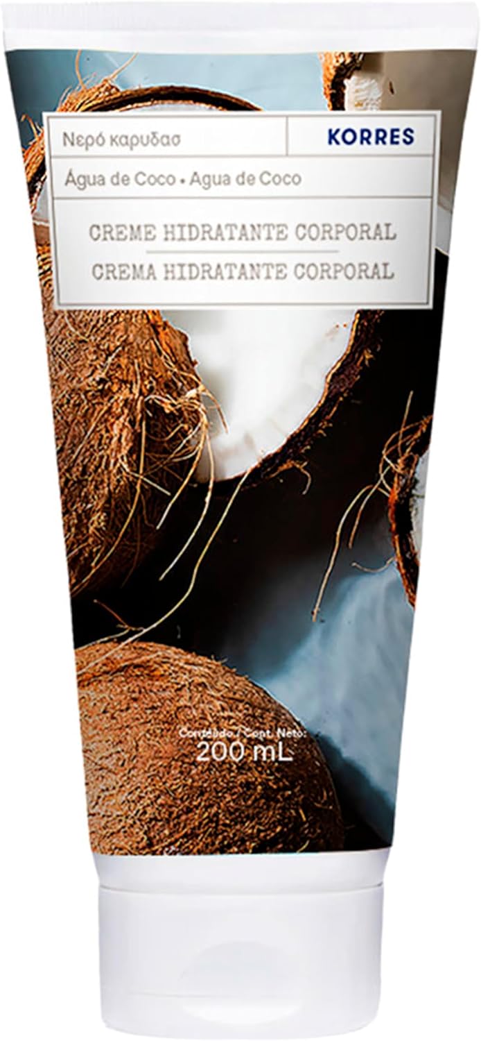 KORRES CREME HIDRATANTE CORPORAL ÁGUA DE COCO 200ML KORRES CREME HIDRATANTE CORPORAL ÁGUA DE COCO 200ML