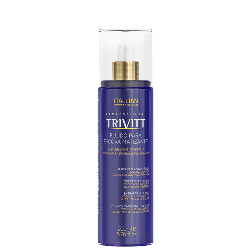 ITALLIAN HAIR TECH PROFISSIONAL TRIVITT FLUIDO PARA ESCOVA MATIZANTE 200ML