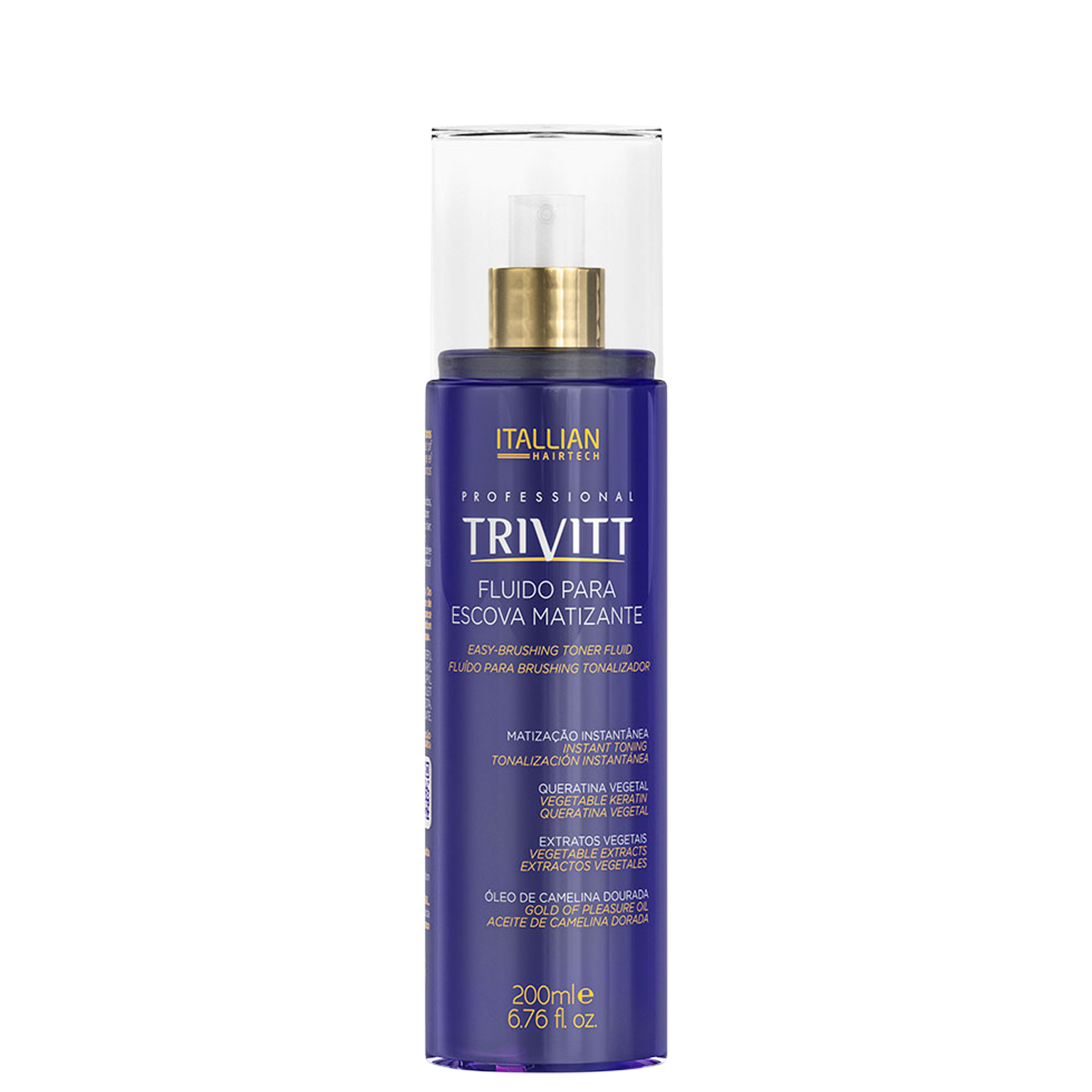 ITALLIAN HAIR TECH PROFISSIONAL TRIVITT FLUIDO PARA ESCOVA MATIZANTE 200ML ITALLIAN HAIR TECH PROFISSIONAL TRIVITT FLUIDO PARA ESCOVA MATIZANTE 200ML