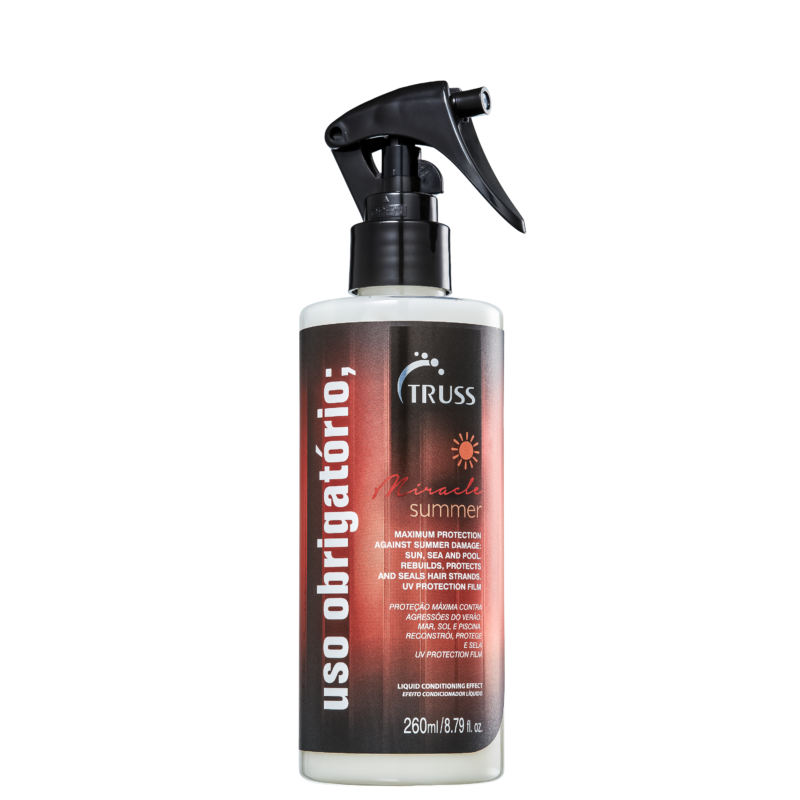 TRUSS PROFESSIONAL USO OBRIGATÓRIO MIRACLE SUMMER PROTETOR TÉRMICO 260ML