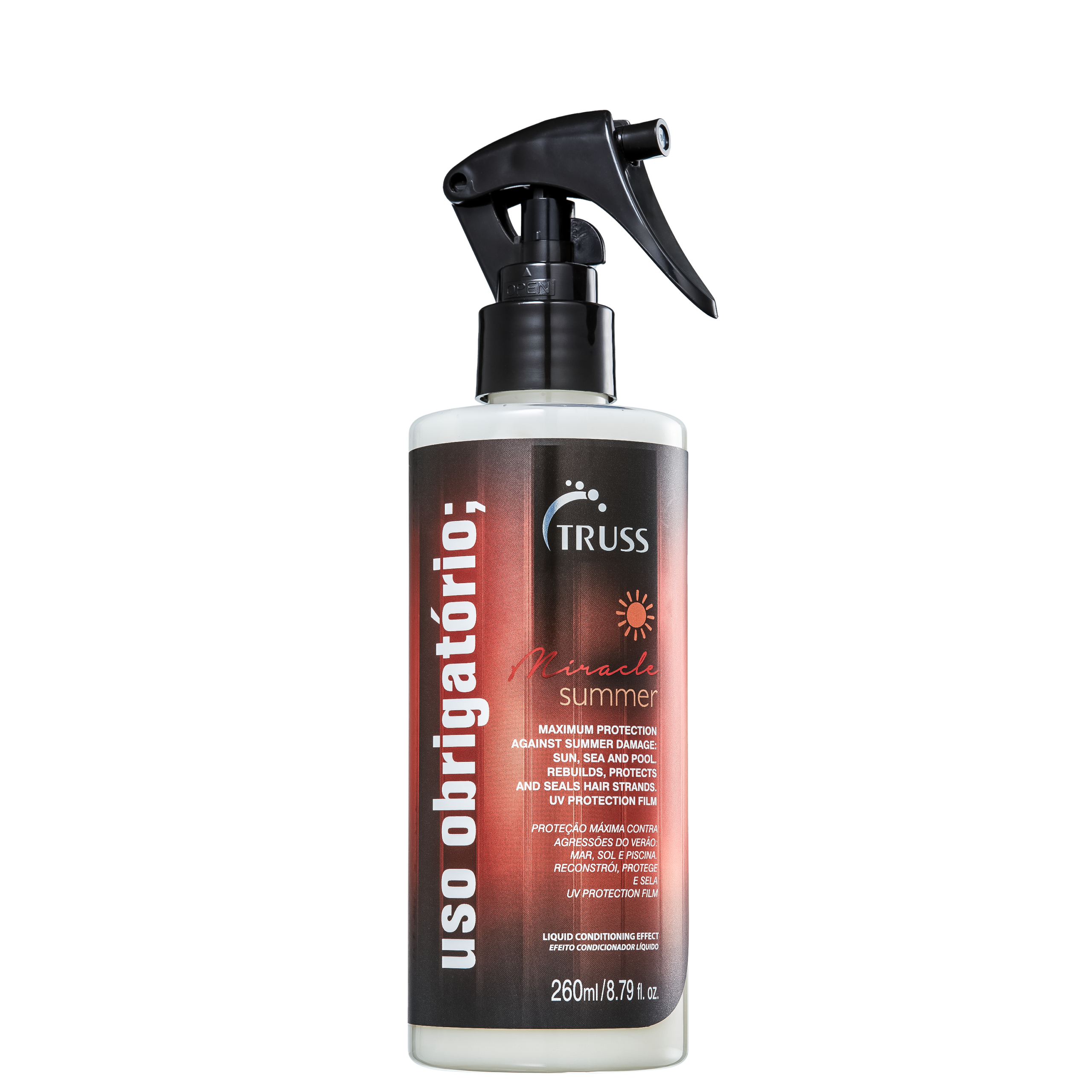 TRUSS PROFESSIONAL USO OBRIGATÓRIO MIRACLE SUMMER PROTETOR TÉRMICO 260ML TRUSS PROFESSIONAL USO OBRIGATÓRIO MIRACLE SUMMER PROTETOR TÉRMICO 260ML