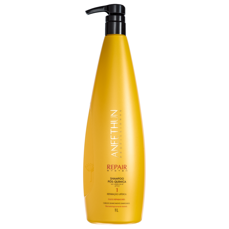 ANEETHUN PROFISSIONAL REPAIR SYSTEM SHAMPOO PÓS-QUIMICA 1L