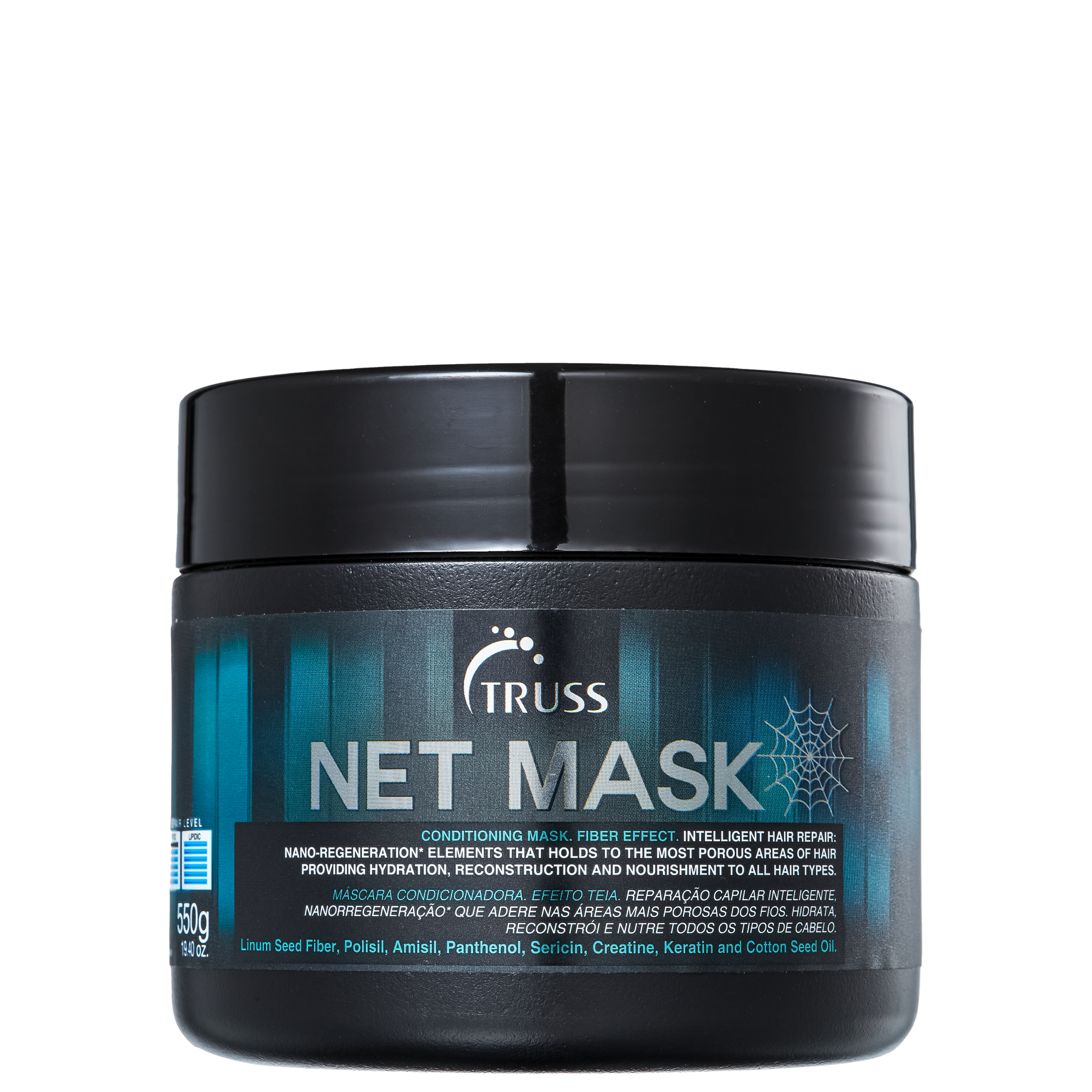 TRUSS PROESIONAL NET MASK MÁSCARA EFEITO TEIA REPARAÇAO CAPILAR 550G TRUSS PROESIONAL NET MASK MÁSCARA EFEITO TEIA REPARAÇAO CAPILAR 550G