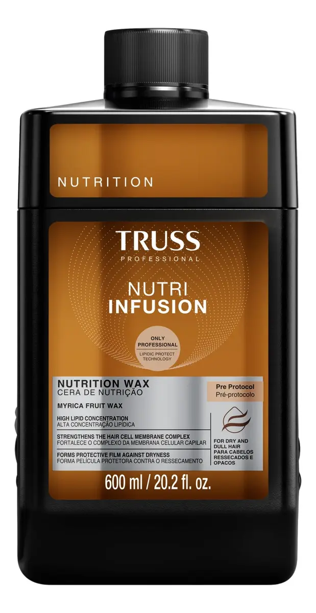 TRUSS PROFISSIONAL NUTRI INFUSION CERA DE NUTRIÇÃO 600ML TRUSS PROFISSIONAL NUTRI INFUSION CERA DE NUTRIÇÃO 600ML
