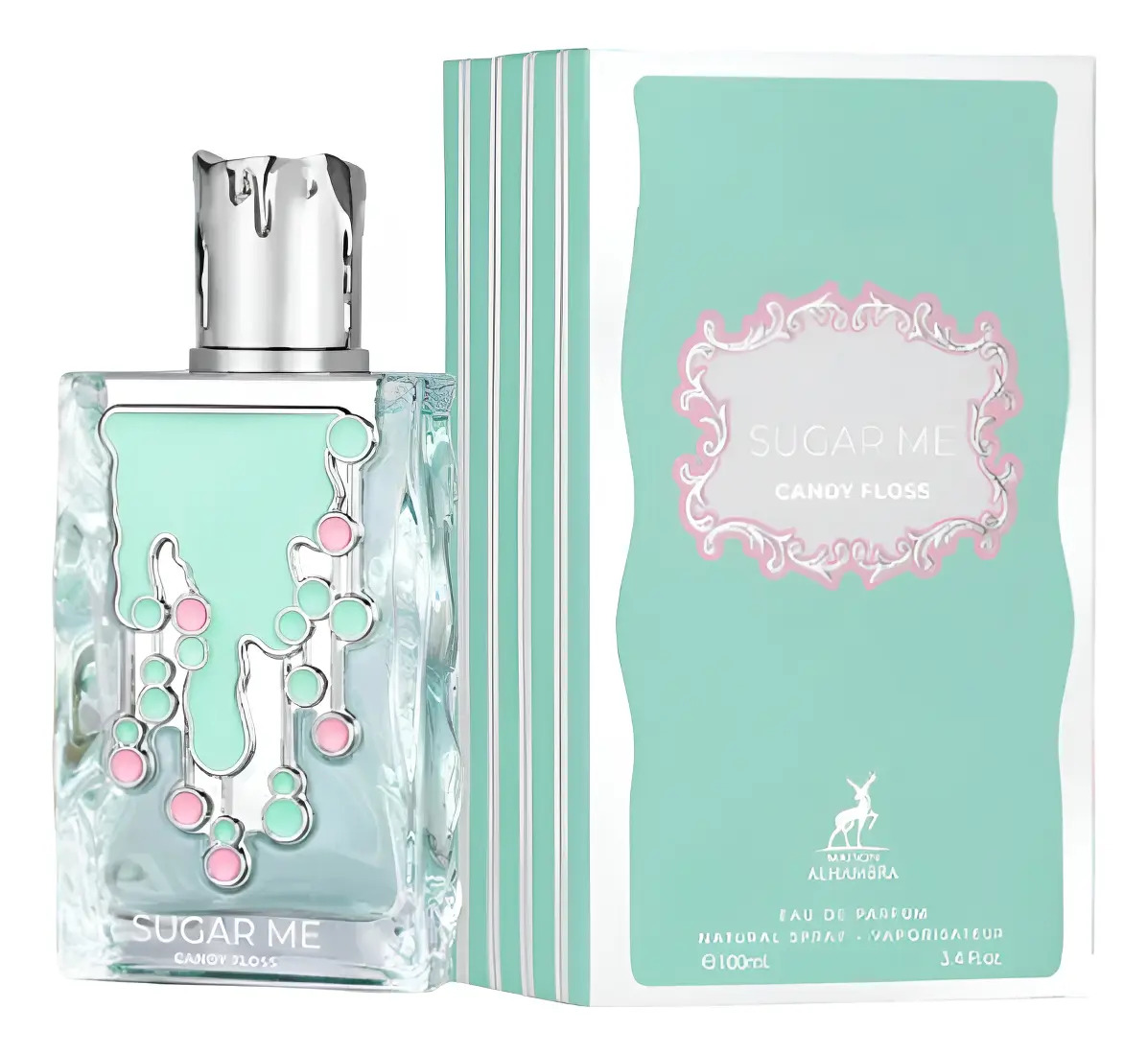MAISON ALHAMBRA PERFUME SUGAR ME CANDY FLOSS EAU DE PARFUM 100ML MAISON ALHAMBRA PERFUME SUGAR ME CANDY FLOSS EAU DE PARFUM 100ML