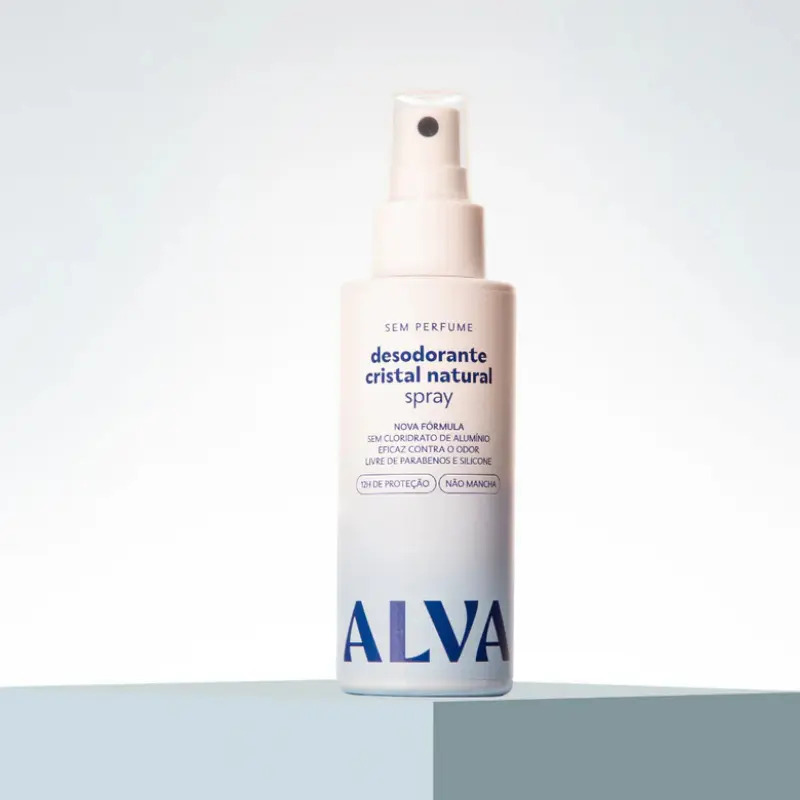 DESODORANTE ALVA CRISTAL NATURAL SPRAY 120ML