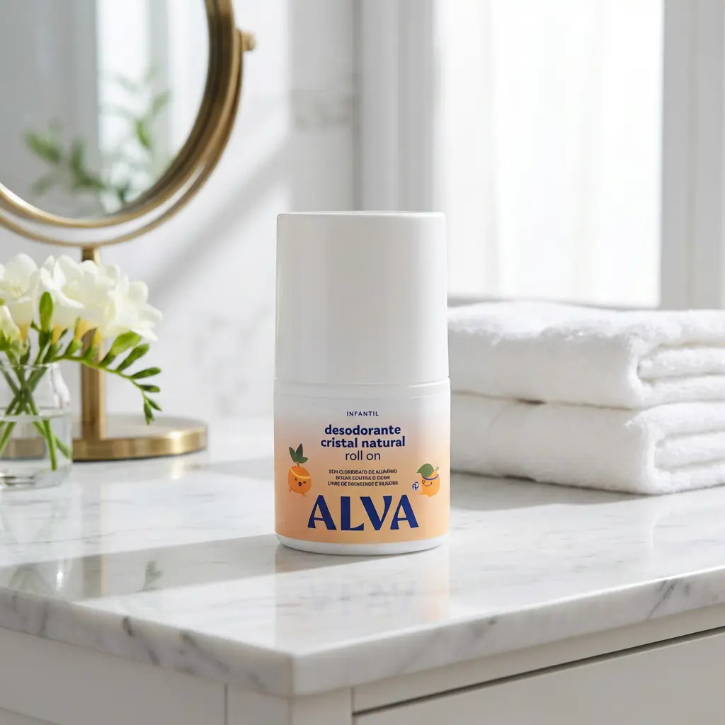 DESODORANTE ALVA CRISTAL NATURAL ROLL ON 50ML DESODORANTE ALVA CRISTAL NATURAL ROLL ON 50ML