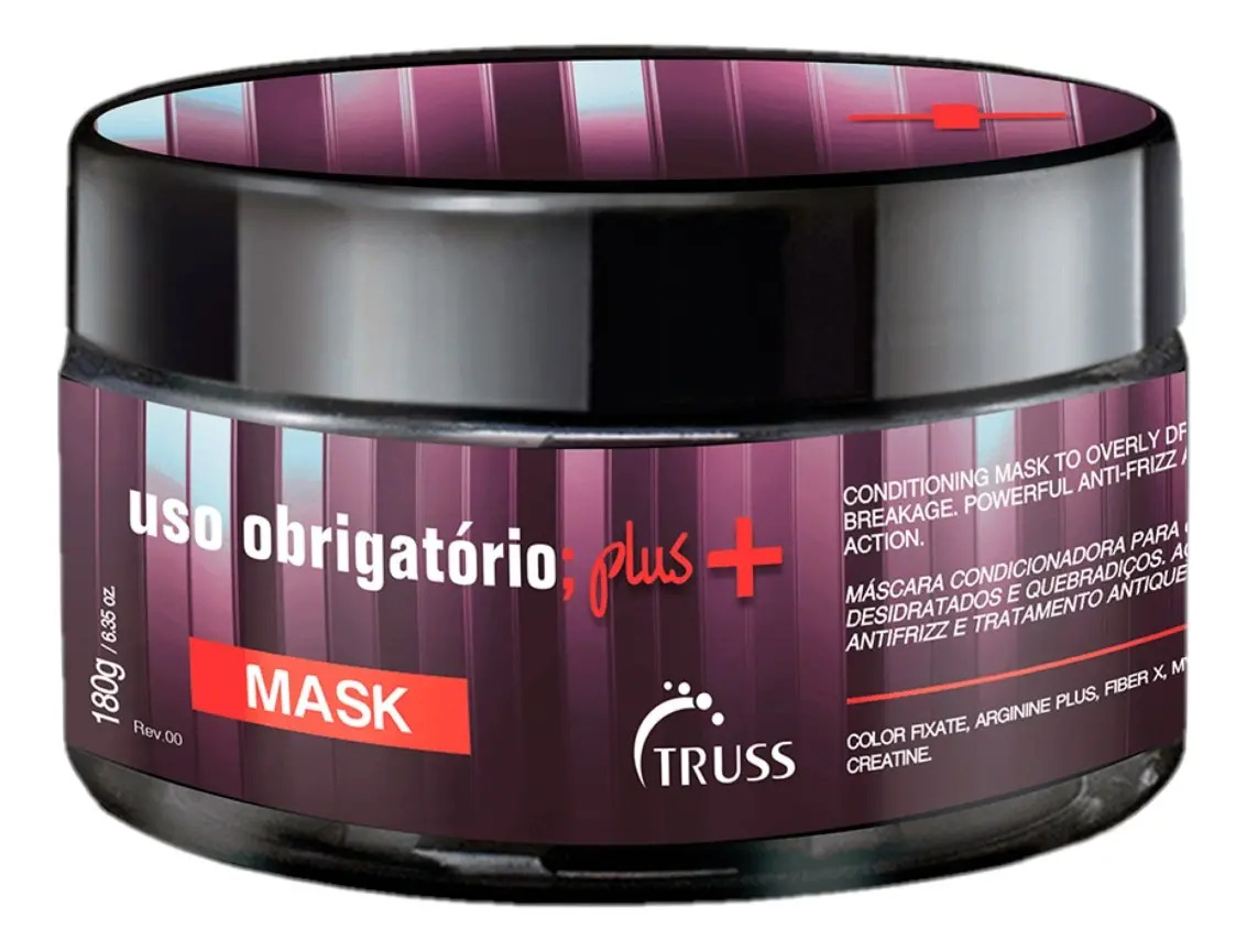 TRUSS PROFISSIONAL USO OBRIGATORIO PLUS + MASCARA 180G TRUSS PROFISSIONAL USO OBRIGATORIO PLUS + MASCARA 180G