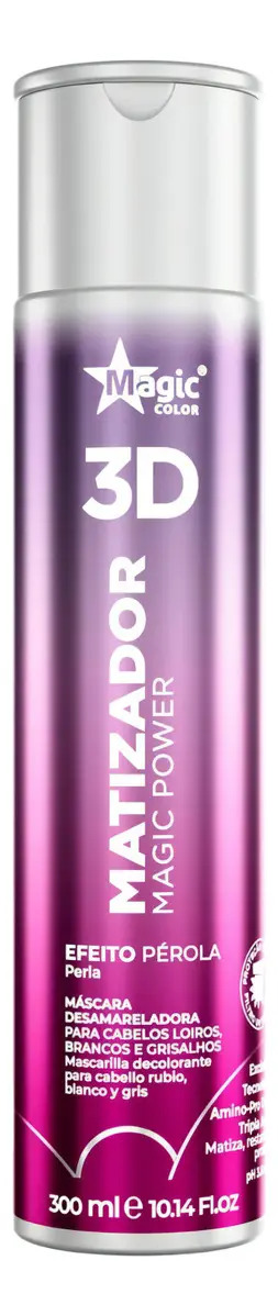 MAGIC COLOR 3D MATIZADOR PÉROLA MAGIC POWER 300ML MAGIC COLOR 3D MATIZADOR PÉROLA MAGIC POWER 300ML