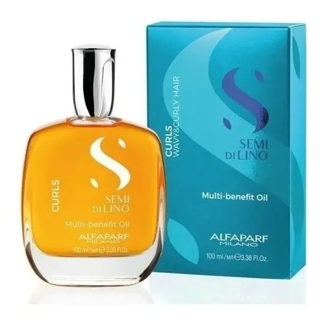 ALFAPARF MILANO SEMI DI LINO CURLS WAVY&CURLY HAIR ÓLEO CAPILAR MULTI-BENEFIT OIL 100ML ALFAPARF MILANO SEMI DI LINO CURLS WAVY&CURLY HAIR ÓLEO CAPILAR MULTI-BENEFIT OIL 100ML