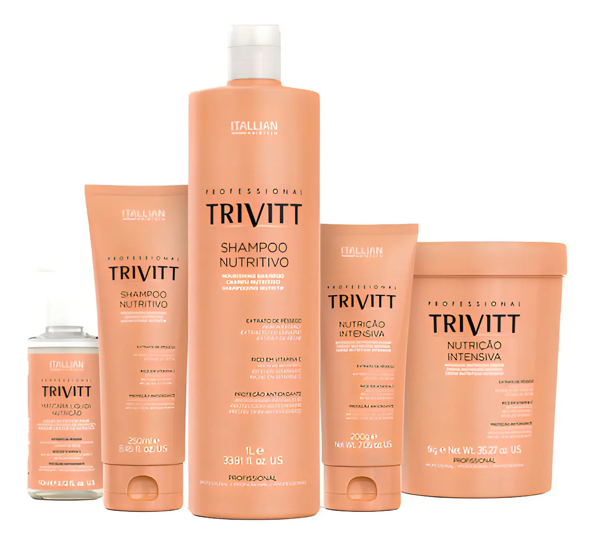 ITALLIAN HAIR TECH PROFISSIONAL TRIVITT SHAMPOO NUTRITIVO 1L - Imagem 2