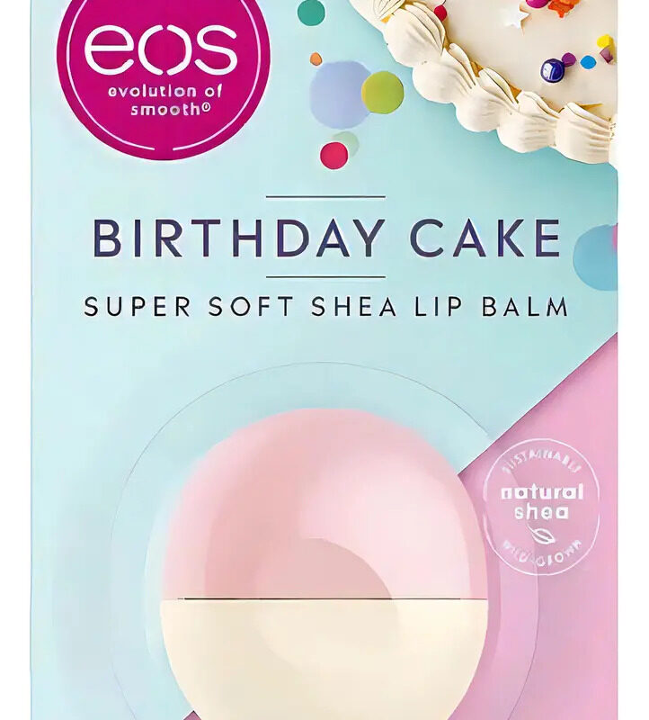 EOS EVOLUTION OF SMOOTH BIRTHDAY CAKE SMOOTH LIP BALM 7G