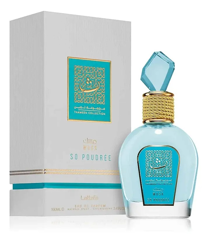 LATTAFA PERFUME MUSK SO POUDRÉE THAMEEN COLLECTION EAU DE PARFUM 100ML LATTAFA PERFUME MUSK SO POUDRÉE THAMEEN COLLECTION EAU DE PARFUM 100ML