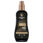 AUSTRALIAN GOLD INSTANT BRONZER SPRAY GEL SUNSCREEN FPS15 237ML